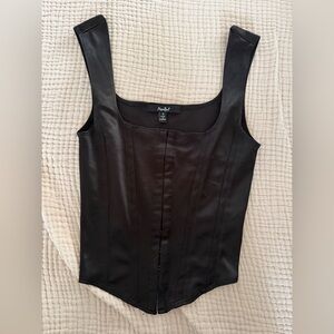 Papaya Boned corset top